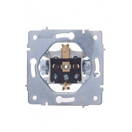 Розетка 1-м СП Vesna с заземл. с крышкой ПБТ механизм бел. LEZARD 742-0288-123B