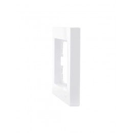 Рамка 1-местн. горизонт. VESNA бел. (20шт/240шт) LEZARD 742-0200-146