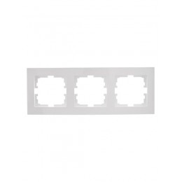 Рамка 3-местн. горизонт. VESNA бел. LEZARD 742-0200-148
