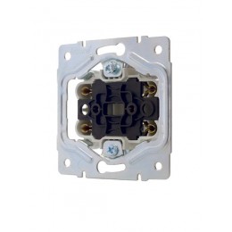 Розетка 2-м СП VESNA без заземл. ПБТ жемчуж./бел. перламутр LEZARD 742-3000-128B