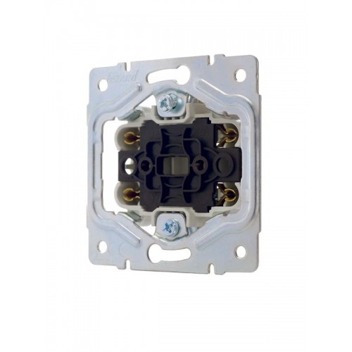 Розетка 2-м СП VESNA без заземл. ПБТ жемчуж./бел. перламутр LEZARD 742-3000-128B