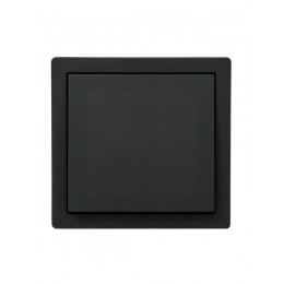 Выключатель 1-клав. LETO черн. бархат LEZARD 752-4200-100