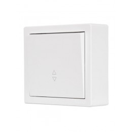 Выключатель 1-клав. проходной LETO бел. LEZARD 752-0200-105