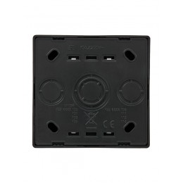 Выключатель 1-клав. с инд. LETO черн. бархат LEZARD 752-4200-111