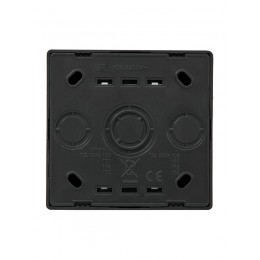 Выключатель 2-клав. с инд. LETO черн. бархат LEZARD 752-4200-112