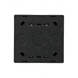 Выключатель 2-клав. проходной LETO черн. бархат LEZARD 752-4200-106