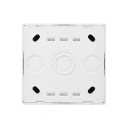 Выключатель 2-клав. проходной LETO бел. LEZARD 752-0200-106