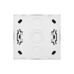 Розетка 1-мес. без заземл. LETO ПБТ бел. LEZARD 752-0200-121B