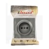 Розетка 1-мест. без заземл. LETO ПБТ платина LEZARD 752-3500-121B