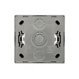 Розетка 1-мест. без заземл. LETO ПБТ платина LEZARD 752-3500-121B