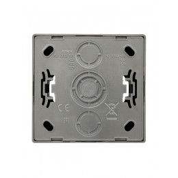 Розетка 1-мест. с заземл. LETO ПБТ платина LEZARD 752-3500-122B