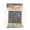 Розетка 1-мест. с заземл. с крышкой LETO ПБТ платина LEZARD 752-3500-123B
