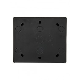 Розетка 4-мест. с заземл. LETO закрытый корпус ПБТ черн. бархат LEZARD 752-4200-127BDP