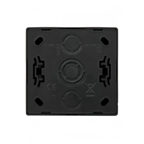 Розетка компьютерная 1-мест. RJ45 LETO черн. бархат LEZARD 752-4200-139