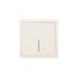 Выключатель 1-кл. с индик. СП ZIMA IP20 10А безвинт. зажим слон. кость LEZARD 704-9088-111QC