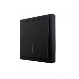 Выключатель 1-кл. с индик. СП ZIMA IP20 10А безвинт. зажим черн. бархат LEZARD 704-4288-111QC