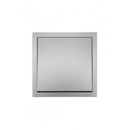 Выключатель 1-кл. СП ZIMA IP20 10А безвинт. зажим сер. матов. LEZARD 704-7488-100QC