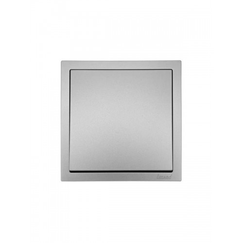 Выключатель 1-кл. СП ZIMA IP20 10А безвинт. зажим сер. матов. LEZARD 704-7488-100QC