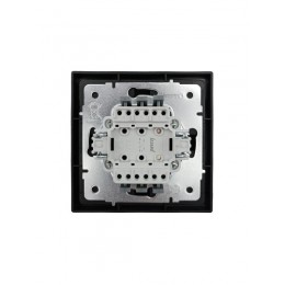 Выключатель 1-кл. СП ZIMA IP20 10А безвинт. зажим черн. бархат LEZARD 704-4288-100QC