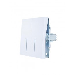 Выключатель 2-кл. с индик. СП ZIMA IP20 10А безвинт. зажим бел. LEZARD 704-0288-112QC