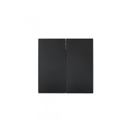 Выключатель 2-кл СП ZIMA IP20 10А безвинт. зажим черн. бархат LEZARD 704-4288-101QC