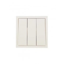 Выключатель 3-кл. СП ZIMA IP20 10А безвинт. зажим слон. кость LEZARD 704-9088-109QC