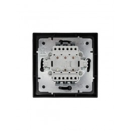 Выключатель 3-кл. СП ZIMA IP20 10А безвинт. зажим черн. бархат LEZARD 704-4288-109QC