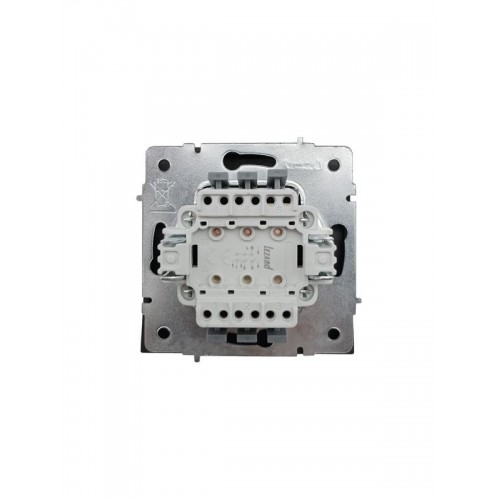 Выключатель 3-кл. СП ZIMA IP20 10А безвинт. зажим черн. бархат LEZARD 704-4288-109QC