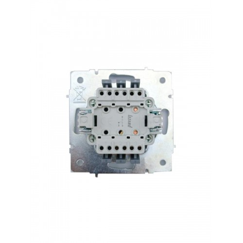 Выключатель проходной 1-кл. СП ZIMA IP20 10А безвинт. зажим бел. LEZARD 704-0288-105QC