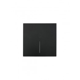 Выключатель проходной 1-кл. с индик. СП ZIMA IP20 10А безвинт. зажим черн. бархат LEZARD 704-4288-114QC