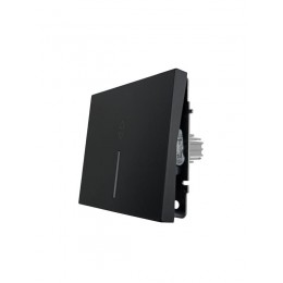 Выключатель проходной 1-кл. с индик. СП ZIMA IP20 10А безвинт. зажим черн. бархат LEZARD 704-4288-114QC