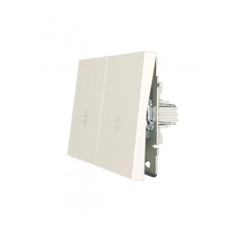 Выключатель проходной 2-кл. СП ZIMA IP20 10А безвинт. зажим слон. кость LEZARD 704-9088-106QC