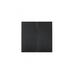 Выключатель проходной 2-кл. СП ZIMA IP20 10А безвинт. зажим черн. бархат LEZARD 704-4288-106QC