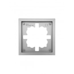 Рамка 1-мест. горизонт. ZIMA сер. матов. LEZARD 704-7400-146