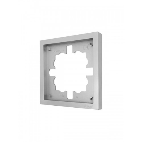 Рамка 1-мест. горизонт. ZIMA сер. матов. LEZARD 704-7400-146