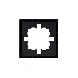 Рамка 1-мест. горизонт. ZIMA черн. бархат LEZARD 704-4200-146