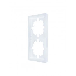 Рамка 2-мест. горизонт. ZIMA бел. LEZARD 704-0200-147