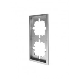 Рамка 2-мест. горизонт. ZIMA сер. матов. LEZARD 704-7400-147