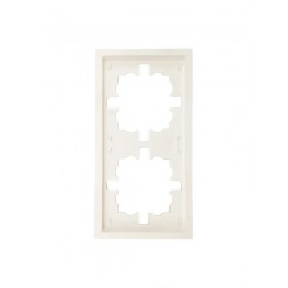 Рамка 2-мест. горизонт. ZIMA слон. кость LEZARD 704-9000-147