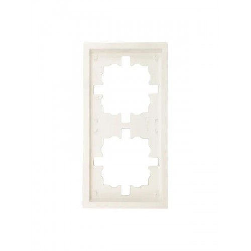 Рамка 2-мест. горизонт. ZIMA слон. кость LEZARD 704-9000-147