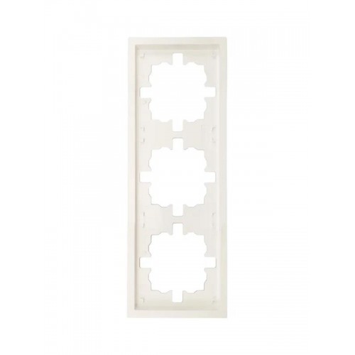 Рамка 3-мест. горизонт. ZIMA слон. кость LEZARD 704-9000-148