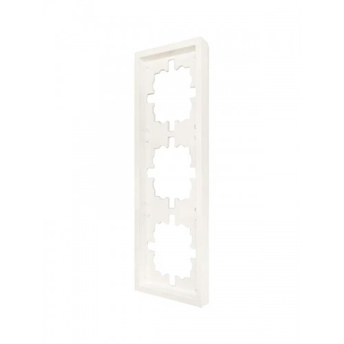 Рамка 3-мест. горизонт. ZIMA слон. кость LEZARD 704-9000-148