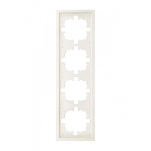 Рамка 4-мест. горизонт. ZIMA слон. кость LEZARD 704-9000-149