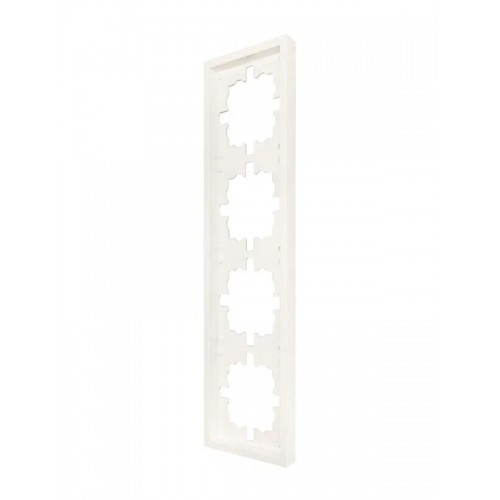 Рамка 4-мест. горизонт. ZIMA слон. кость LEZARD 704-9000-149