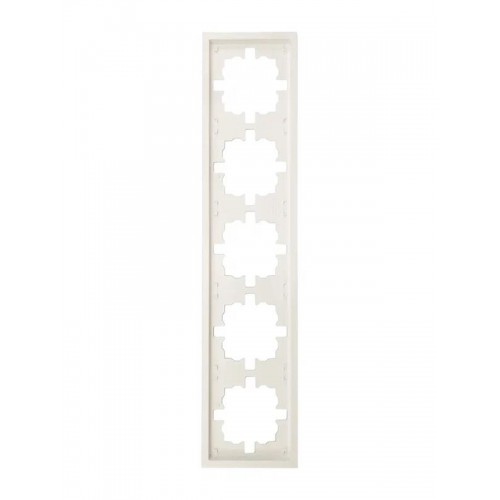 Рамка 5-мест. горизонт. ZIMA слон. кость LEZARD 704-9000-150