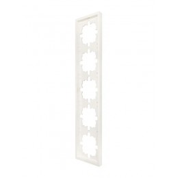 Рамка 5-мест. горизонт. ZIMA слон. кость LEZARD 704-9000-150