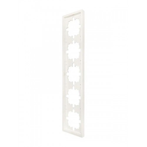 Рамка 5-мест. горизонт. ZIMA слон. кость LEZARD 704-9000-150