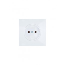 Розетка 1 мест. б/з СП ZIMA IP20 16А ПБТ безвинт. зажим бел. LEZARD 704-0288-121BQC