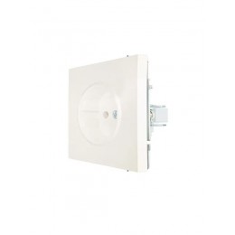 Розетка 1 мест. б/з ПБТ СП ZIMA IP20 16А безвинт. зажим слон. кость LEZARD 704-9088-121BQC