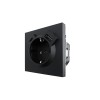 Розетка 1-мест. с/з Type-C+USB разъем СП ZIMA IP20 черн. бархат LEZARD 704-4288-181TC